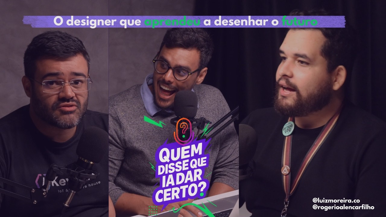 Capa do episódio T1E11 — O designer que aprendeu a desenhar o futuro | João Moizes