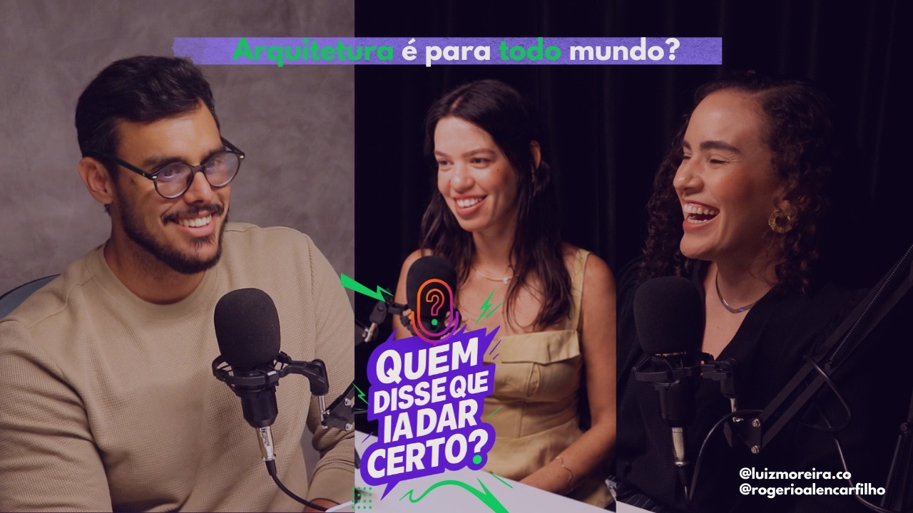 Capa do episódio T1E12 — Arquitetura é para todo mundo? Aline Tavares e Ita Ferreira