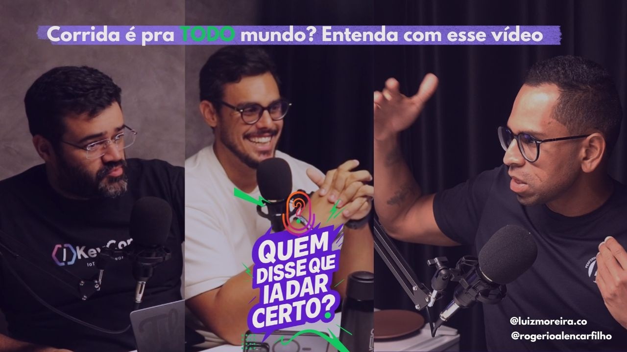Capa do episódio T1E7 — Corrida é pra TODO mundo? Entenda com esse vídeo. Elder Sena